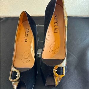 Anyi lu womens peep toe shoes